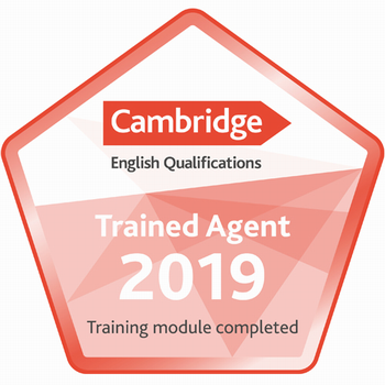 Сертификат Cambridge Trained Agent 2019