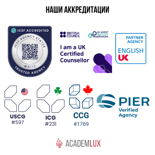 Аккредитации Academlux
