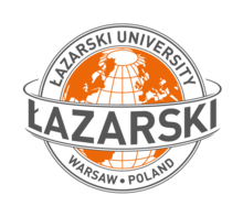 Логотип Lazarski University