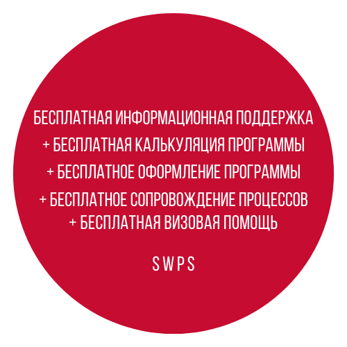Оформление программ SWPS в Польше