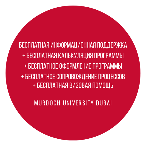 Бесплатное оформление в Murdoch University Dubai
