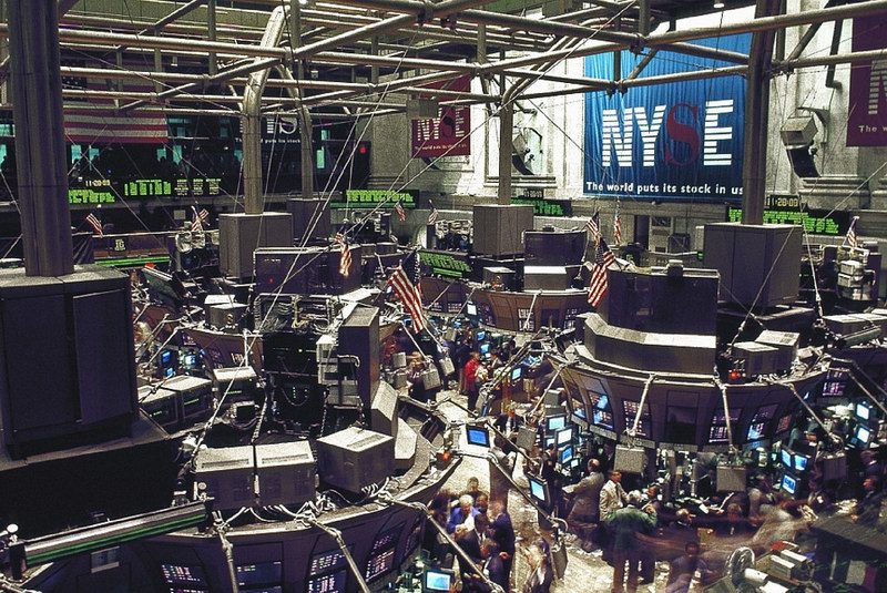 Фондовая биржа в Нью-Йорке
